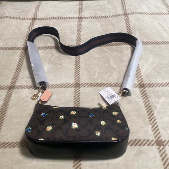 NWT Coach Signature Vintage Brown Black - Picture 2 of 7